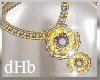 two gold accessory dHb