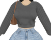 Q| Grey Sweater