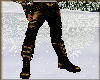 Pants/Boots Bwn Leather