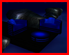 Black Blue Club Seat