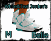 White&Teal Jorden's [M]