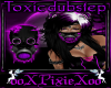 F purple toxic bandana