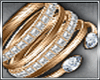 gold  diamond bracelet L