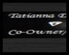Tatianna Name Plate