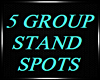 -J- 5 Group Stand Spots