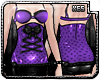 xes Bra Dress } Purple