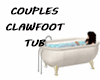 COUPLES CLAWFOOT TUB