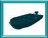 Fishing Boat in Teal