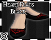 *m Black Hearts Flats