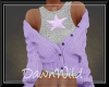 Purple Star Cardigan