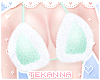 [T] Fur bikini Mint