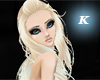 [K] blonde/blue crystal
