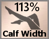 Calf Width Scale 113% FA