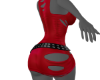 Ripped Red Dress