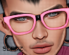 !!S Nerd Glasses Pink LT