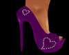 Purple spike heels ROH