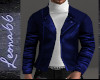 Colbalt blue leather