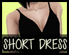 {EL} Short Dress Black