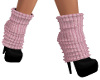Pink Terrycloth Boots