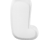 White "L" Pillow