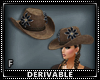 Cowgirl Flower Hat