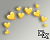 Head Sign - Yellow Heart