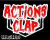 H* Actions clap