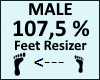 Feet Scaler 107,5%