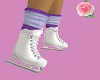 ice skates with socks