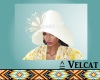 V:Elegant White Lace Hat