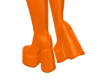 boots chunky orange