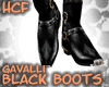 HCF Black Cowboy Boots