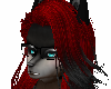 Biker Hair Red/black