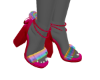 🌈Pride cherry heels