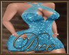 Blue Sexy Sequin Dress