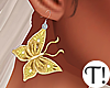 T! B'Fly Earrings Yellow