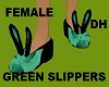 GreenDHSlippers(FEMALE)