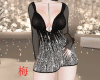 梅 diamond black dress