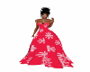 Stary Red Holiday Gown