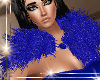 Sexy Sapphire Fur Mantle