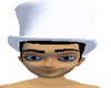 Pure White Tall Top hat