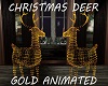 Christmas Deer Gold Anim