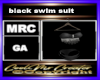 black swim suit