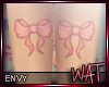 W | Bow Leg Tattoos |