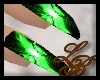 LB~ Essence Green Nails