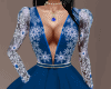(KUK)winter blue gown