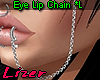 Eye Lip Chain Silver *L