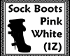 (IZ) Sock Boot Pnk/White