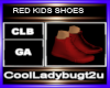 RED KIDS SHOES