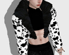 ♡ cow print jacket